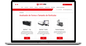 Página de produtos Dafratec Desktop